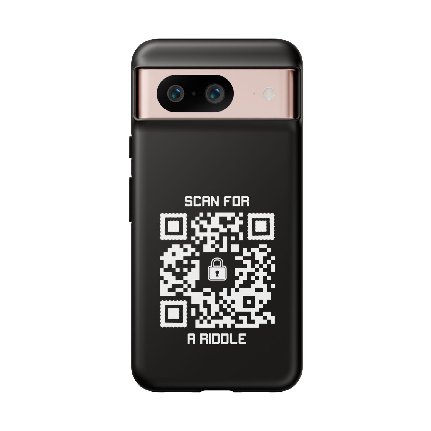Hidden – Tough Case – Black – Scan for a Riddle