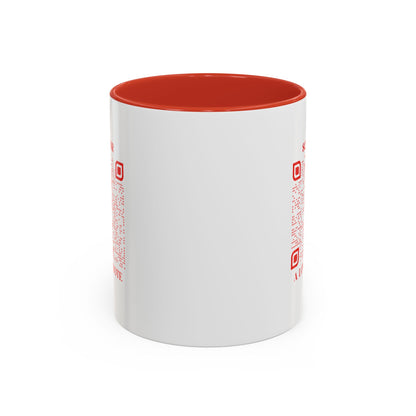 Love – Mug – Red – Scan for a Love Quote