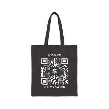Business & Networking – Tote Bag – Scan to See My Work