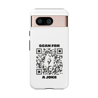 Fun – Tough Case – White – Scan for a Joke