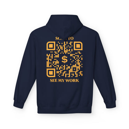 Business & Networking – Hoodie – Scan to See My Work