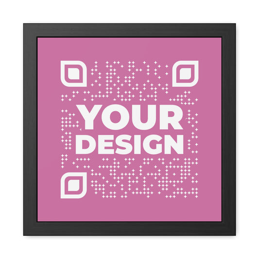 Framed Poster – Pink