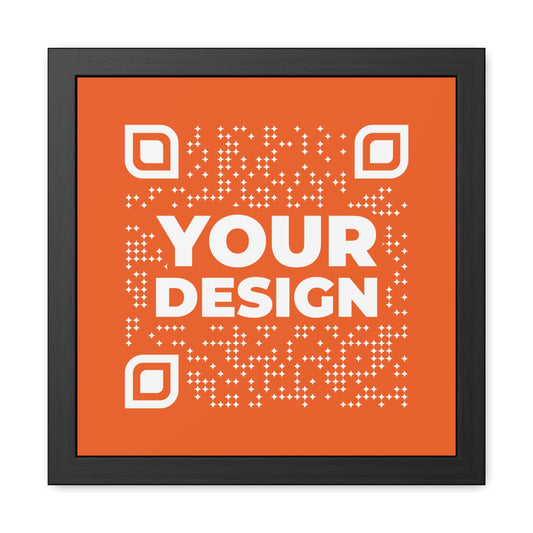 Framed Poster – Orange