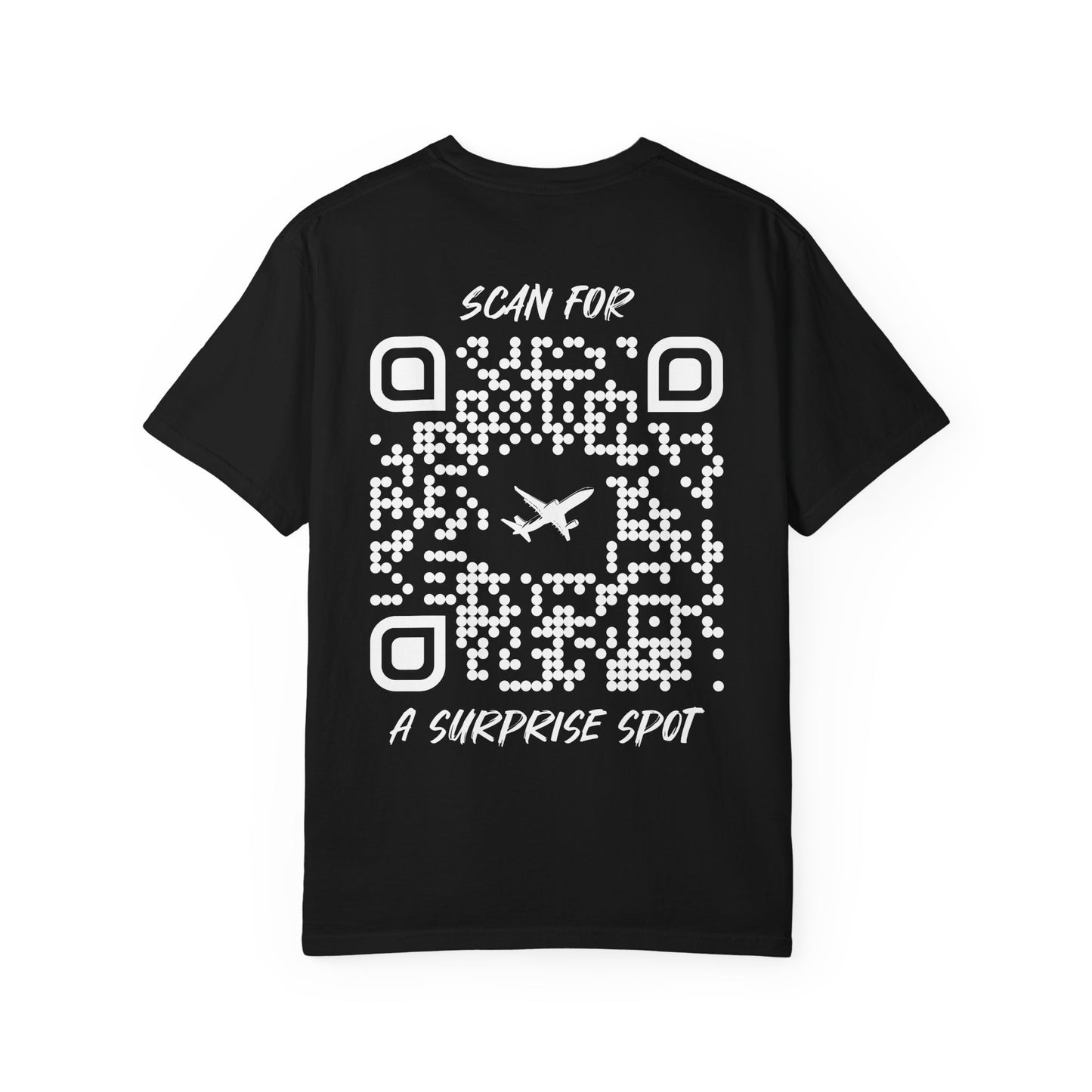 Travel – T-shirt – Scan for a Surprise Spot