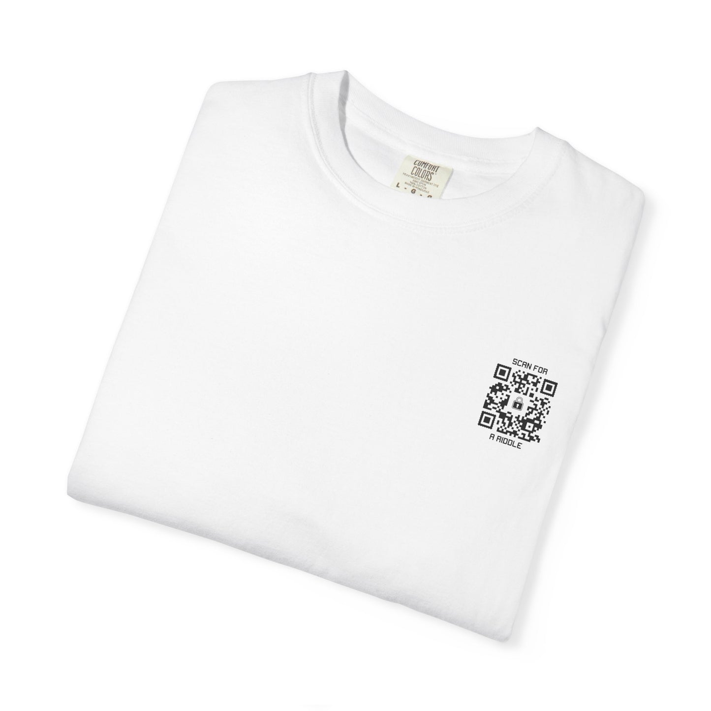Hidden – T-shirt – Scan for a Riddle