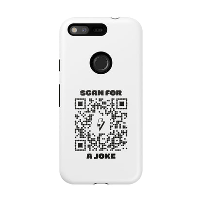 Fun – Tough Case – White – Scan for a Joke