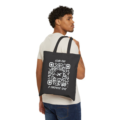 Travel – Tote Bag – Scan for a Surprise Spot