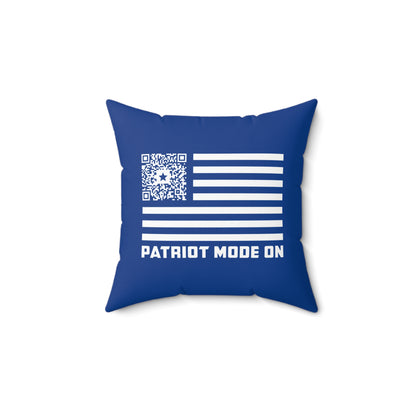 Patriot – Pillow – Dark Blue – Patriot Mode On
