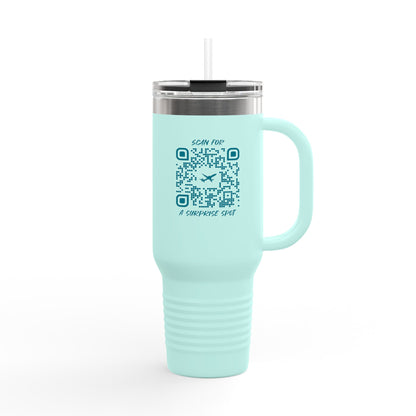 Travel – Travel Mug – Scan for a Surprise Spot