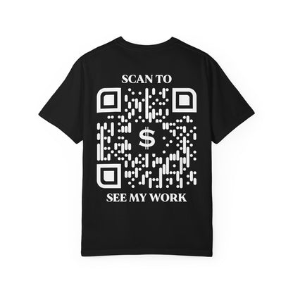 Business & Networking – T-shirt – Scan to See My Work