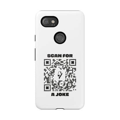 Fun – Tough Case – White – Scan for a Joke