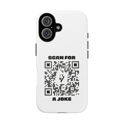 Fun – Tough Case – White – Scan for a Joke
