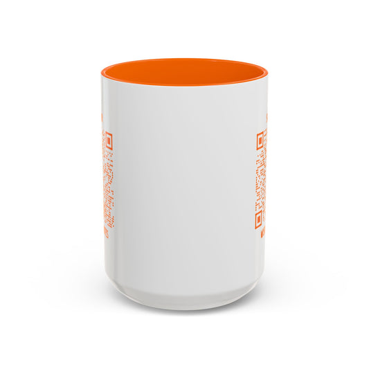 Inspiration – Mug – Orange – Scan for Wisdom Quotes