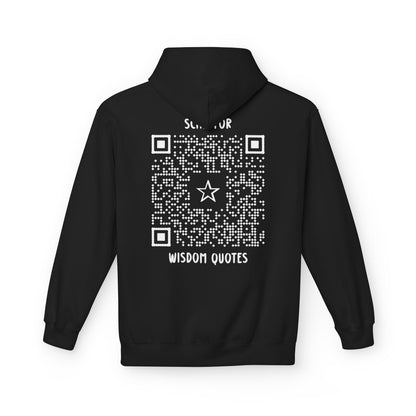 Inspiration – Hoodie – Scan for Wisdom Quotes