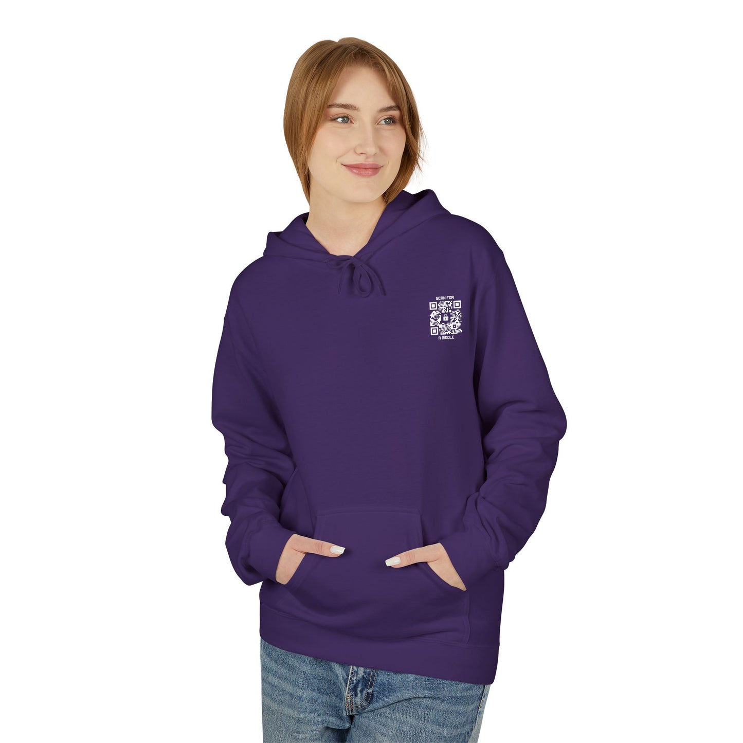Hidden – Hoodie – Scan for a Riddle