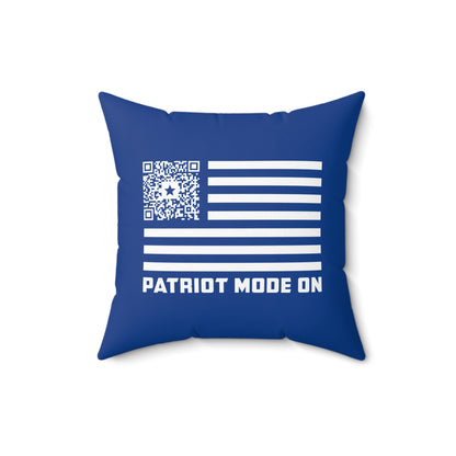 Patriot – Pillow – Dark Blue – Patriot Mode On