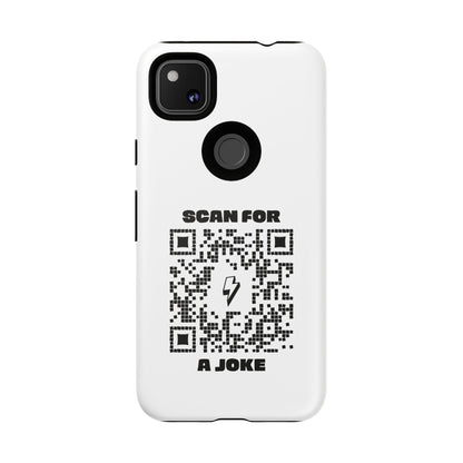Fun – Tough Case – White – Scan for a Joke