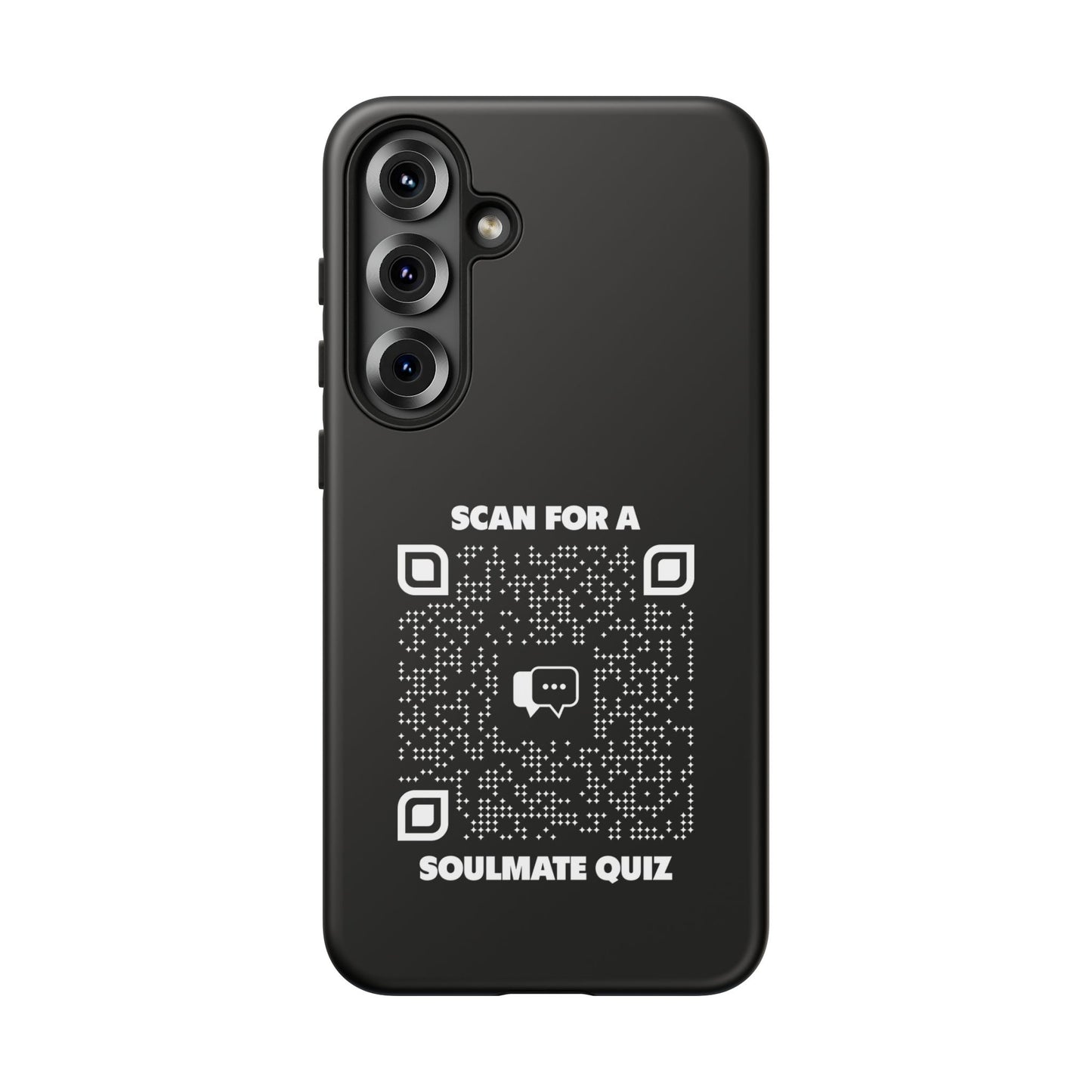 Dating – Tough Case – Black – Scan for a Soulmate Quiz