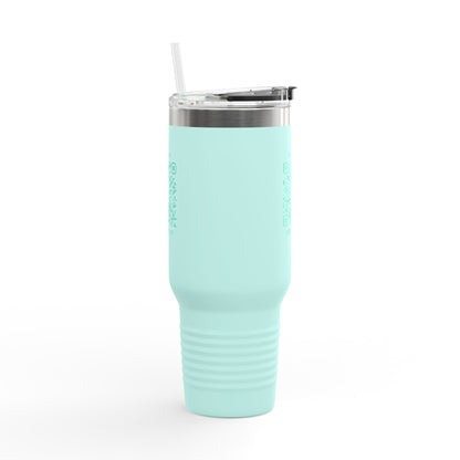 Home & Cozy – Insulated Travel Mug – Scan for the Quote of the Day