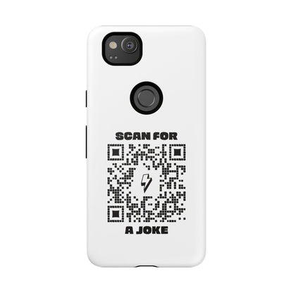 Fun – Tough Case – White – Scan for a Joke