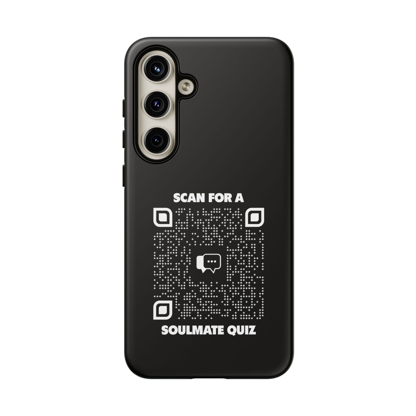 Dating – Tough Case – Black – Scan for a Soulmate Quiz