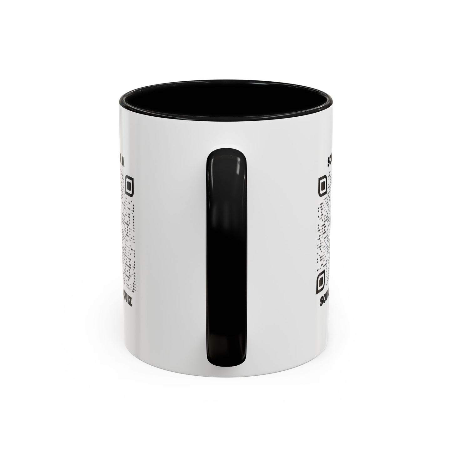 Dating – Mug – Black – Scan for a Soulmate Quiz
