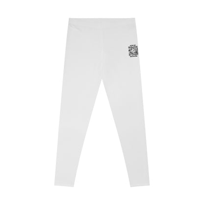 Fitness – Leggings – White – Scan for Motivation