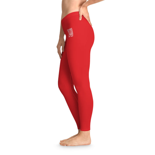 Don't Scan - Leggings - Red