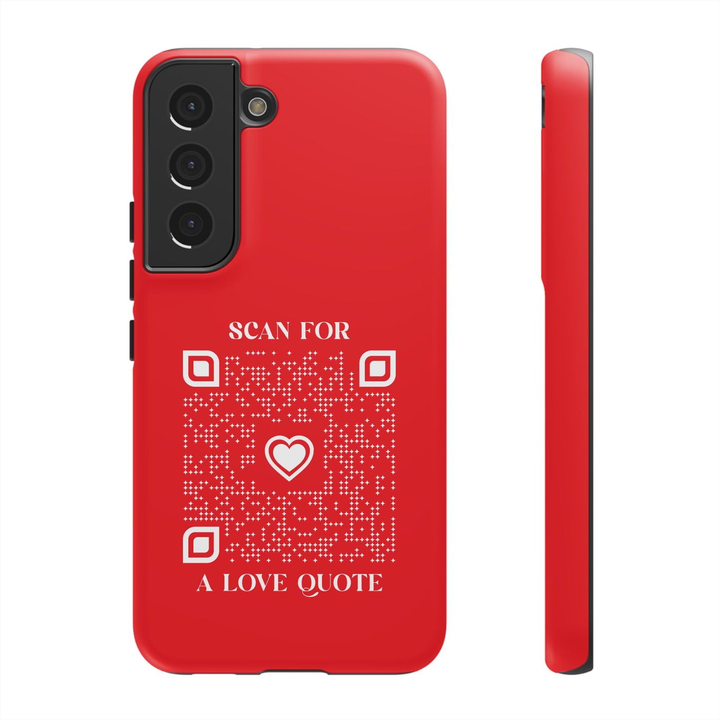 Love – Tough Case – Red – Scan for a Love Quote