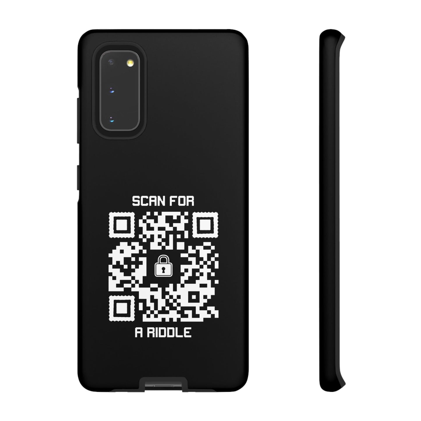 Hidden – Tough Case – Black – Scan for a Riddle