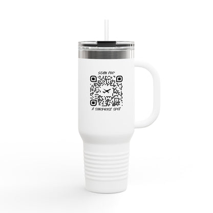 Travel – Travel Mug – Scan for a Surprise Spot