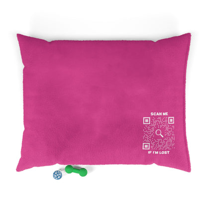 Pet Collection – Pet Bed – Fuchsia – Scan Me If I'm Lost