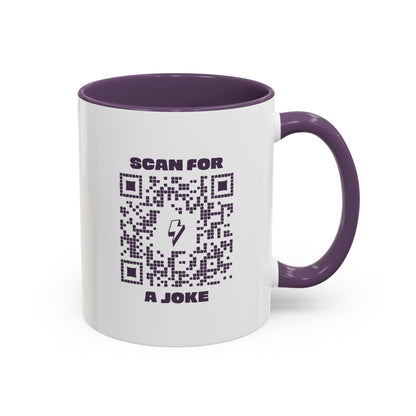 Fun – Mug – Purple – Scan for a Joke