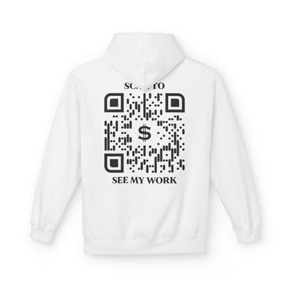 Business & Networking – Hoodie – Scan to See My Work