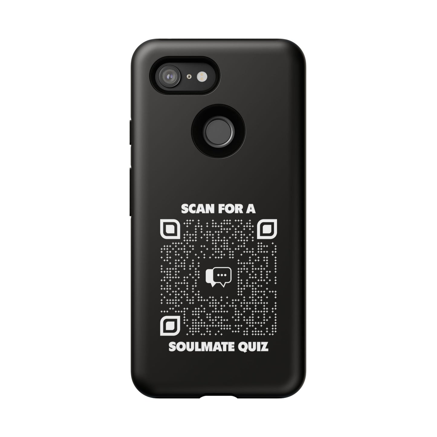 Dating – Tough Case – Black – Scan for a Soulmate Quiz