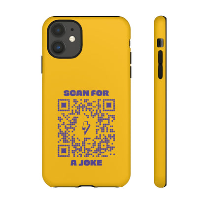 Fun – Tough Case – Yellow – Scan for a Joke
