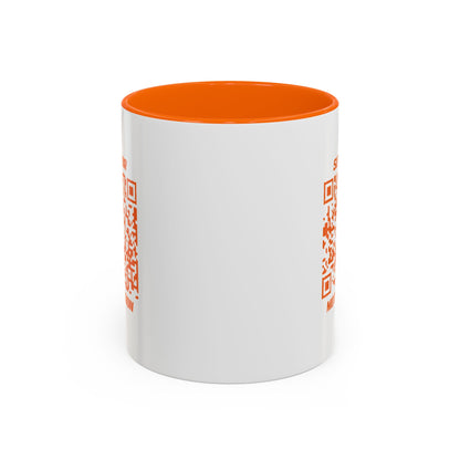 Fitness – Mug – Orange – Scan for Motivation