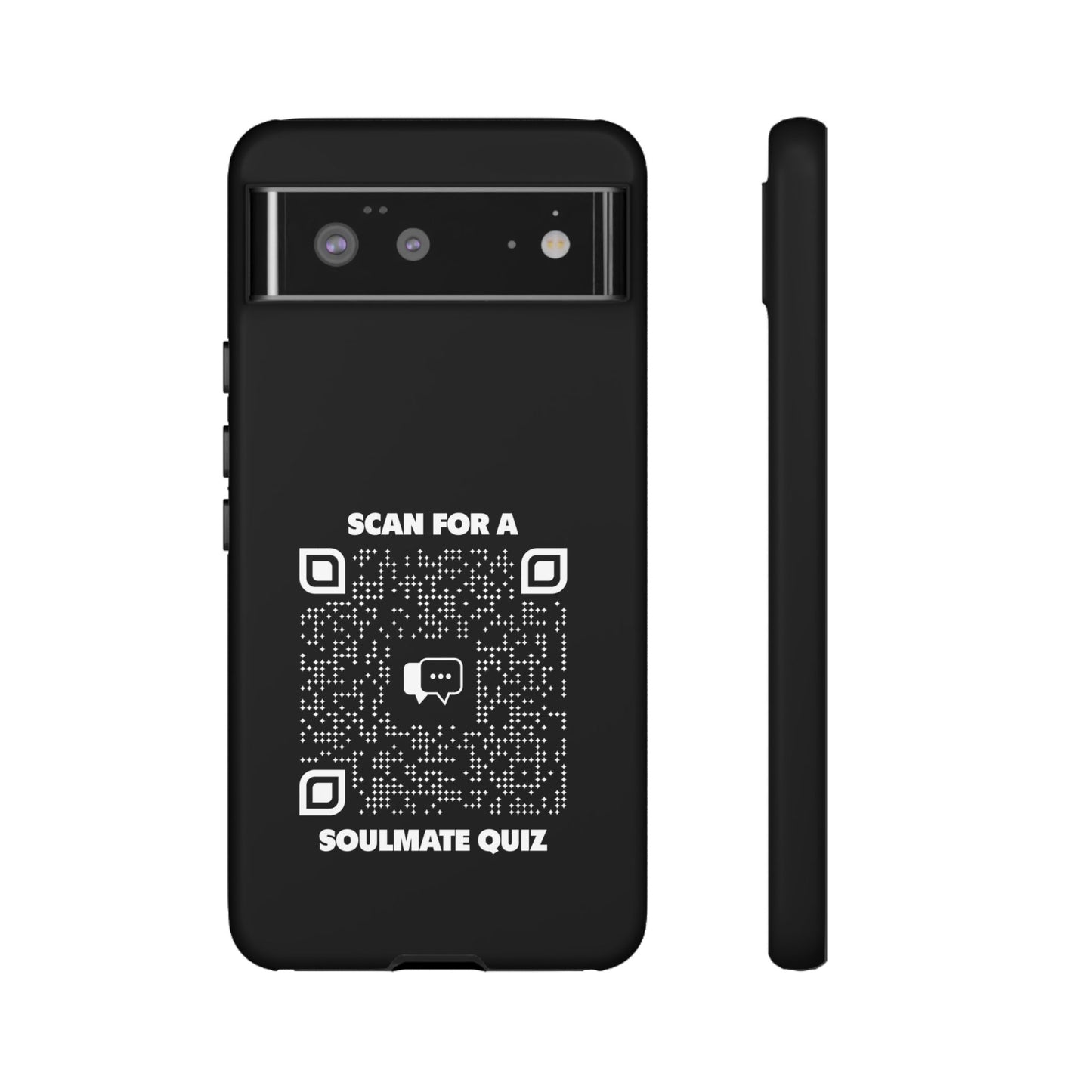 Dating – Tough Case – Black – Scan for a Soulmate Quiz