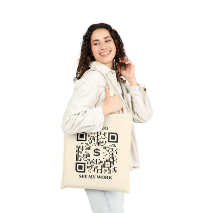 Business & Networking – Tote Bag – Scan to See My Work