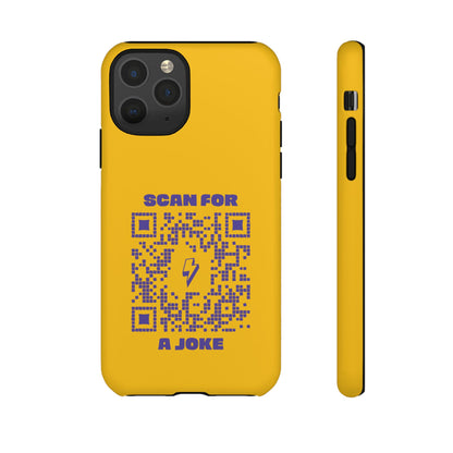 Fun – Tough Case – Yellow – Scan for a Joke