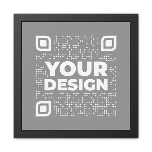 Framed Poster – Grey
