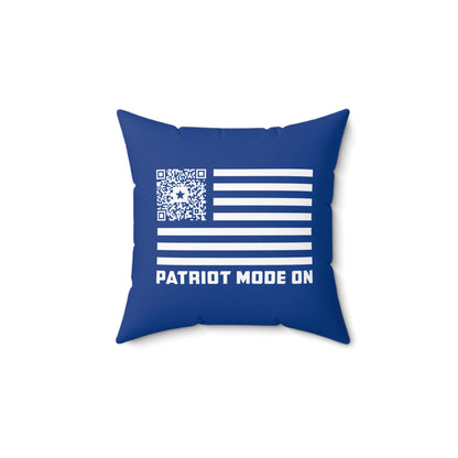 Patriot – Pillow – Dark Blue – Patriot Mode On