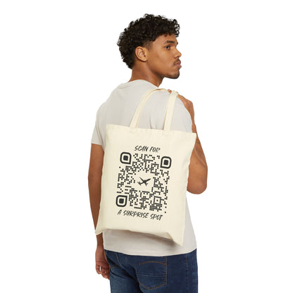 Travel – Tote Bag – Scan for a Surprise Spot