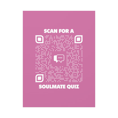 Dating – Canvas – Pink – Scan for a Soulmate Quiz