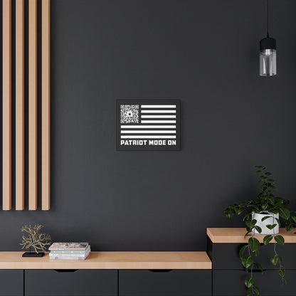 Patriot – Canvas – Black – Patriot Mode On