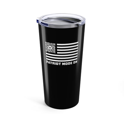 Patriot – Tumbler – Black – Patriot Mode On