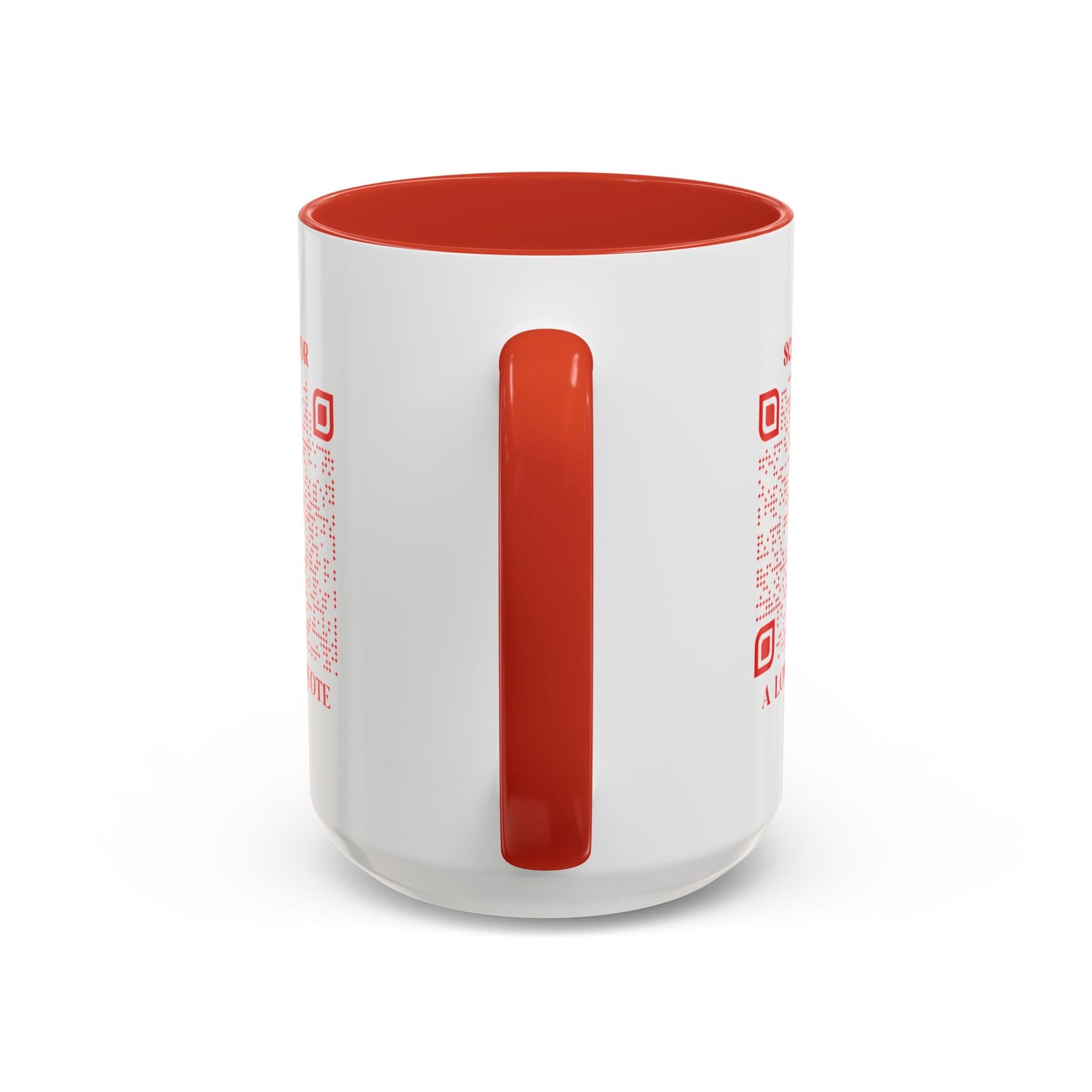 Love – Mug – Red – Scan for a Love Quote