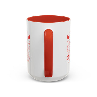 Love – Mug – Red – Scan for a Love Quote