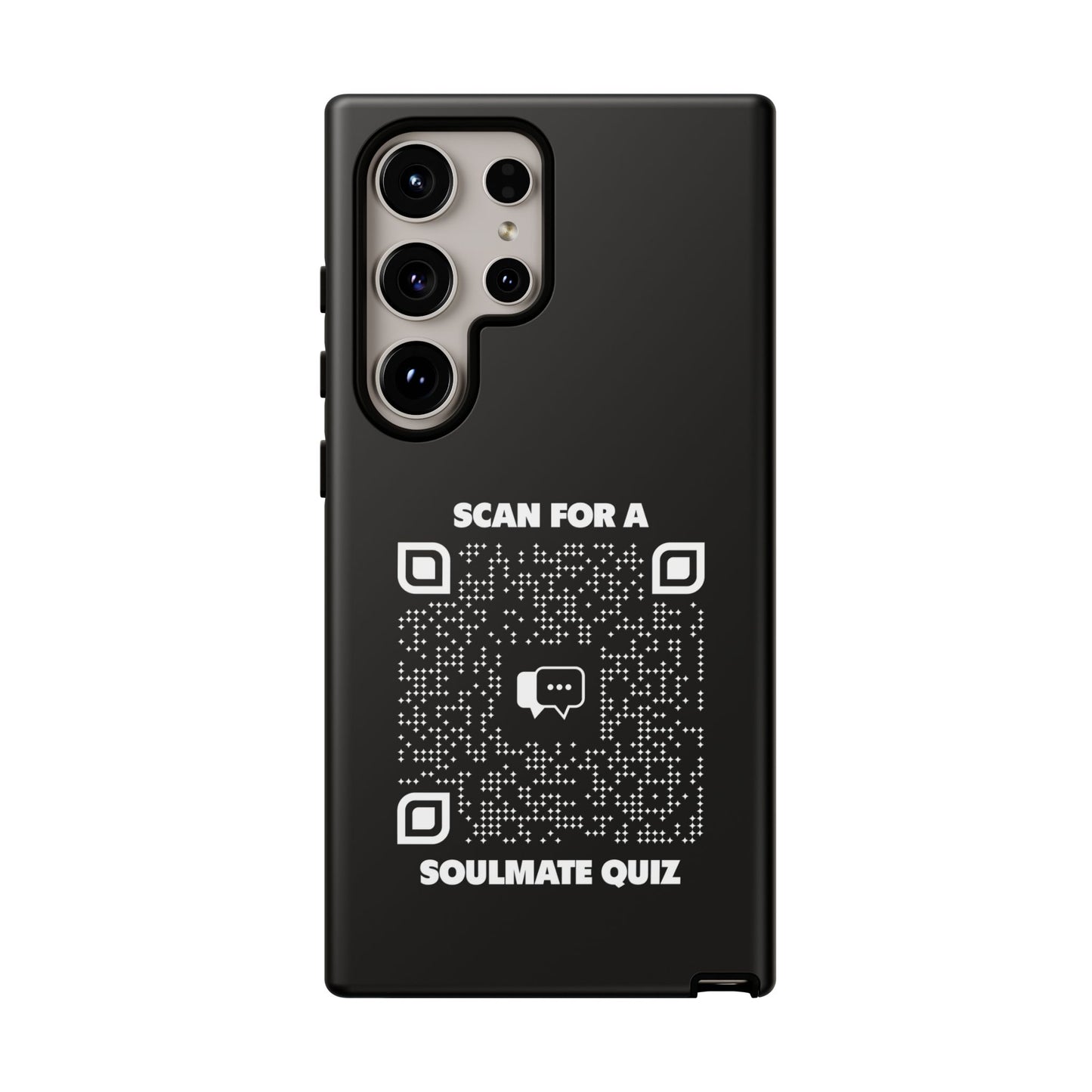 Dating – Tough Case – Black – Scan for a Soulmate Quiz
