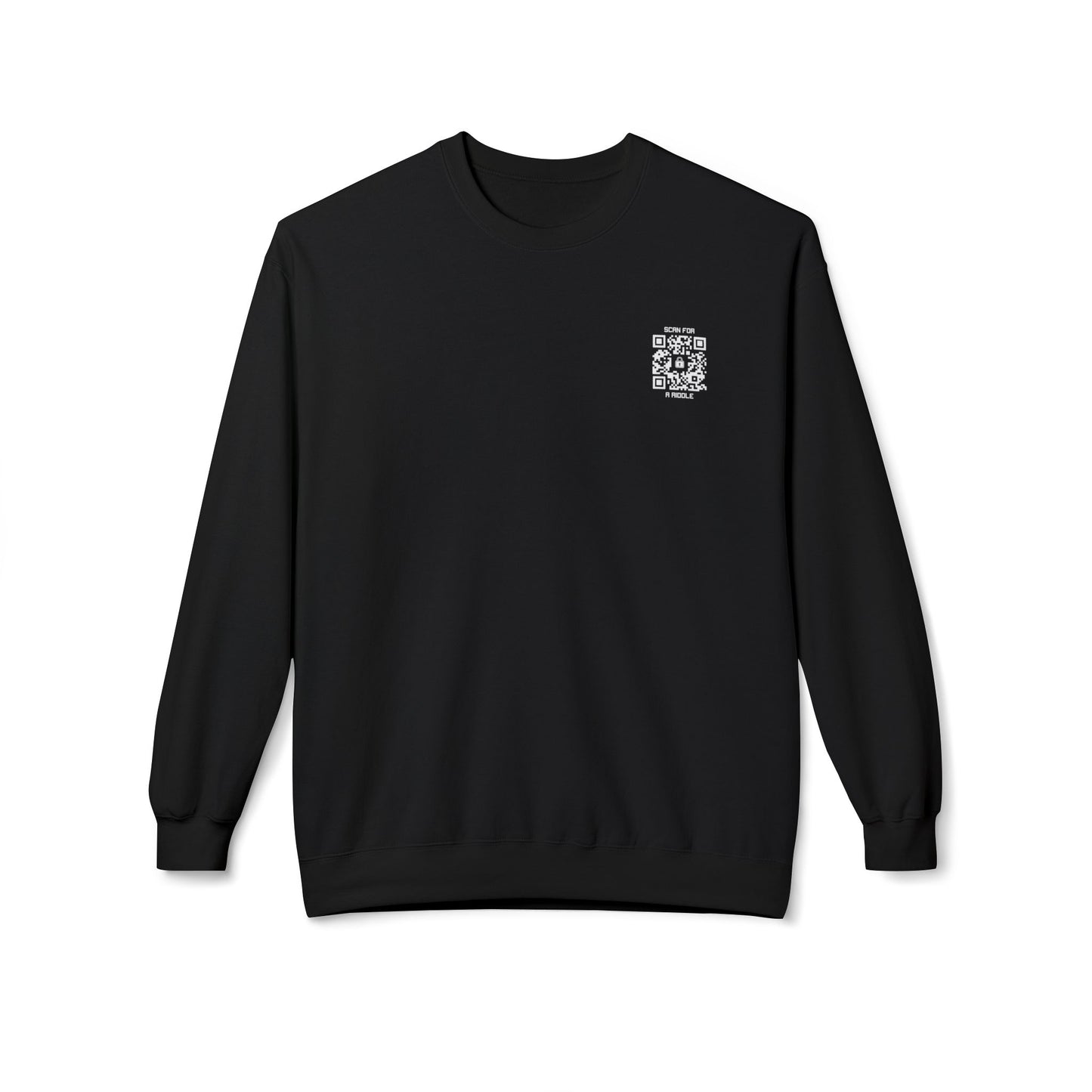 Hidden – Sweatshirt – Scan for a Riddle